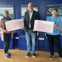 Spendenübergabe an RIDE2LIVE e.V. und die Bürgerstiftung Kirchzarten